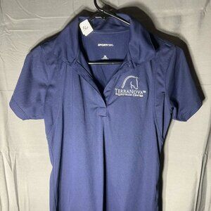 TerraNova Equestrian Center Woman's Sports Tech short sleeve Polo shirt